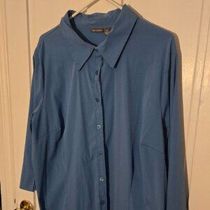 Womens long sleeve button down